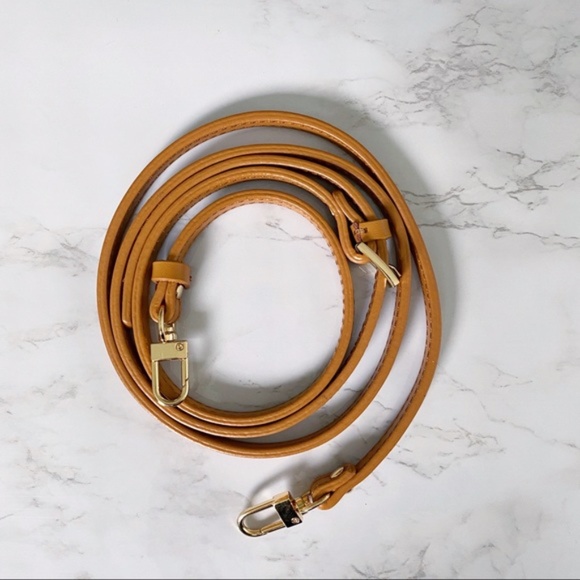 Deep Tan Crossbody Vachetta Leather Strap Replacement For Croisette Bag - Picture 3 of 6